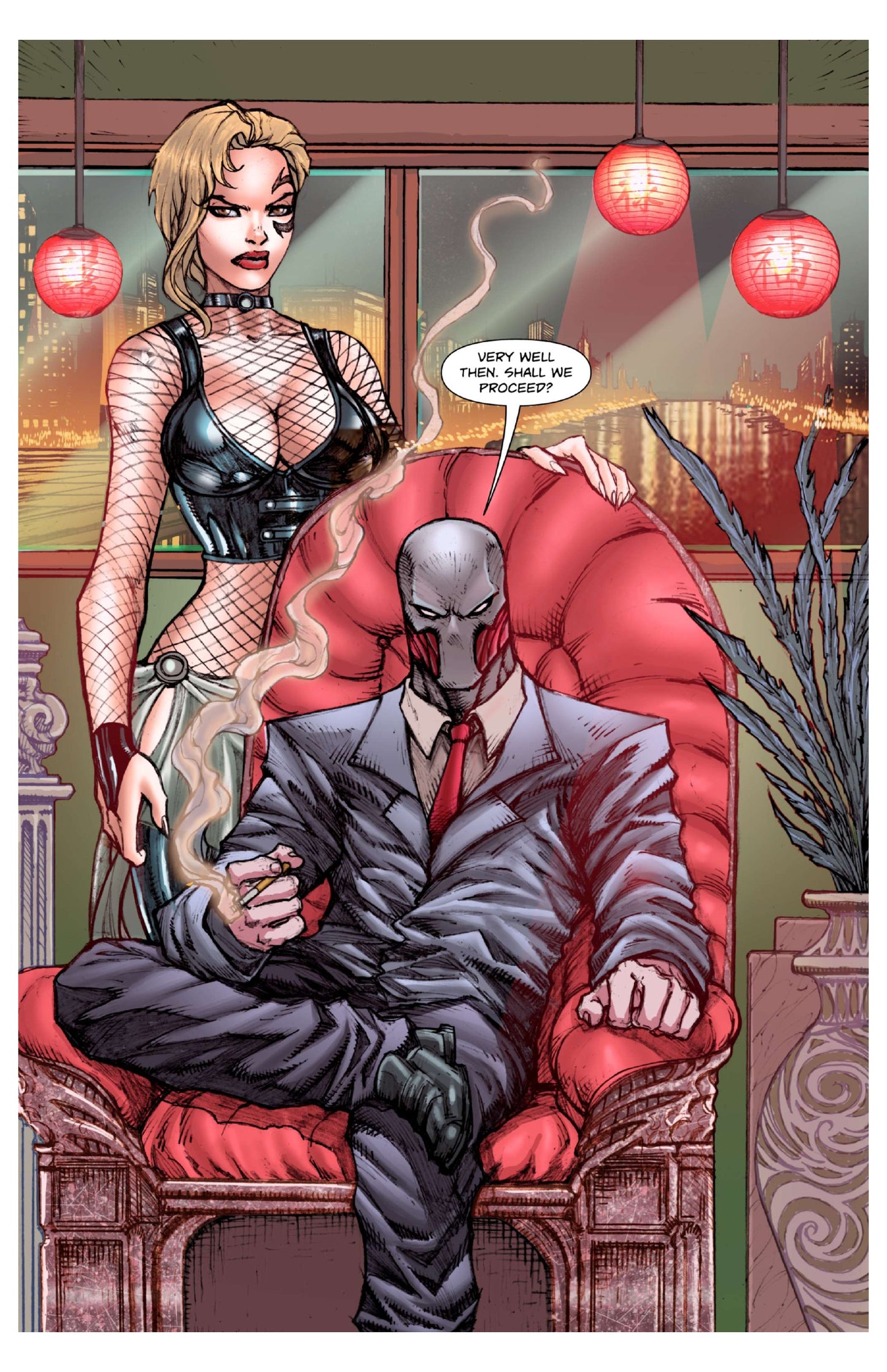 1st Generation - Physical Vexus #1 Unholy Alliance Variant Cover