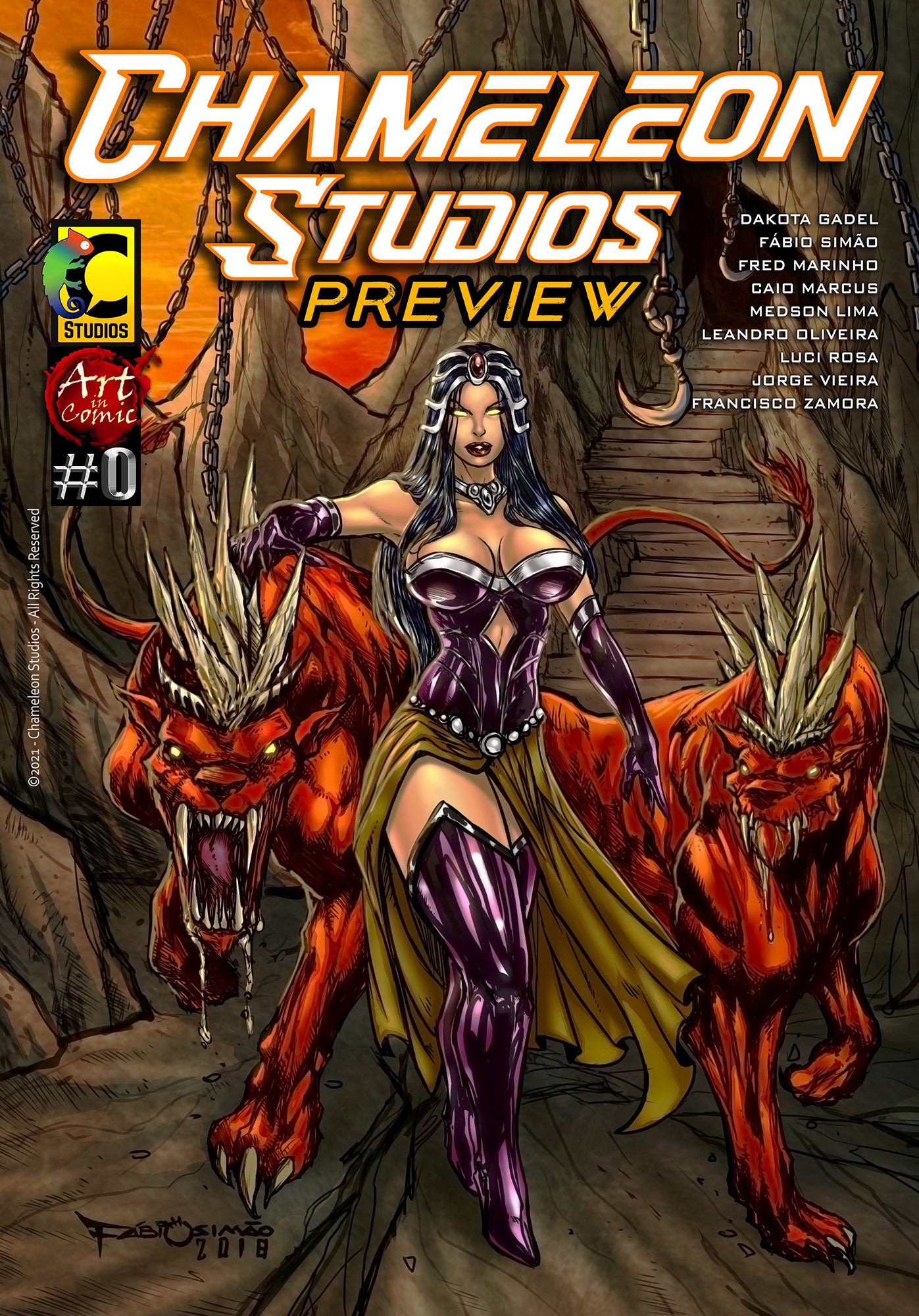 1st Generation - Physical Chameleon Studios Preview #0 Delphine Variant Cover